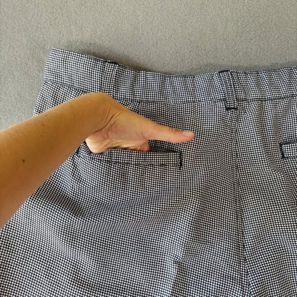 FireThorne Mens Golf Shorts Houndstooth Black White Size 40 Bermuda Outdoor Prep - Picture 16 of 16